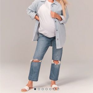 Abercrombie & Fitch Maternity Ankle Straight Jean size 26/ 2R